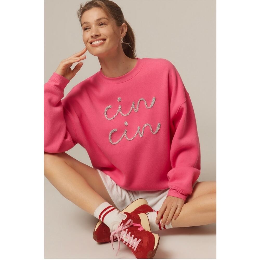 NWT Anthropologie x Beach Riot Devyn Alpine Crewneck Sweater. Size L. Ret. $138